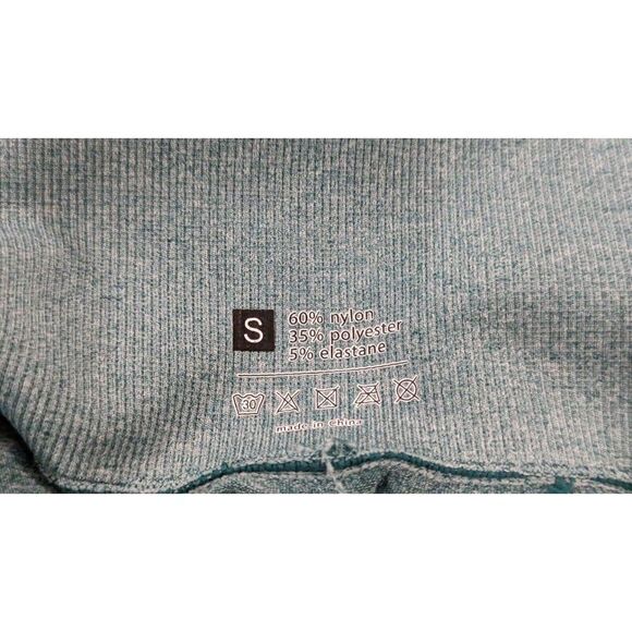 Womens Size Small Green Cross Fit Training Workout Pants Leggings Stretch - Picture 7 of 7